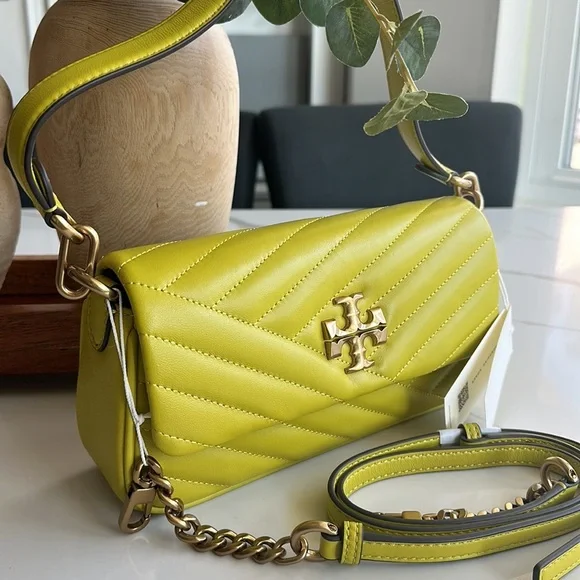 SMALL KIRA CHEVRON FLAP SHOULDER BAG - Picture 6 of 13